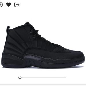 Jordan 12 Retro Winterized Triple Black 2018